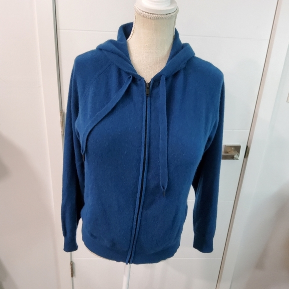 NAADAM Signature Cashmere Zip-Up Hoodie Size XS - Picture 2 of 14